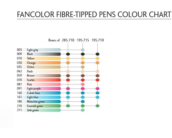 CARAN D'ACHE Fasermalstift Fancolor Maxi 195.030 orange