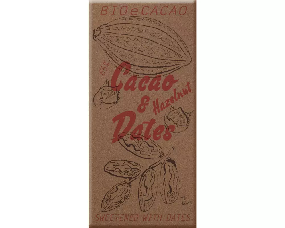 BioeCacao Dattelschokolade Hazelnut 65% 90 g