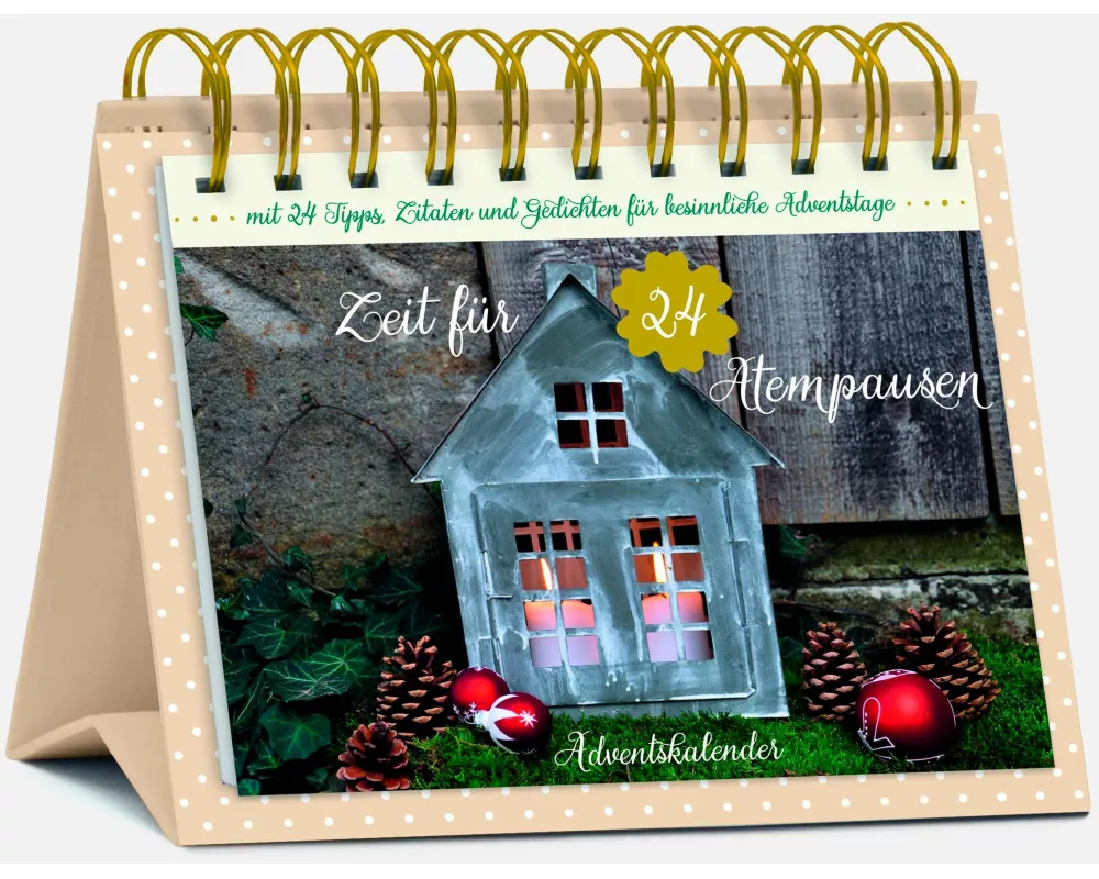 "Tisch-Adventskalender ""Zeit für 24 Atempausen"""