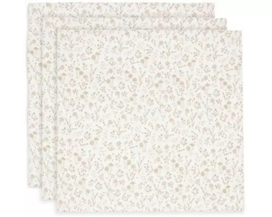 Jollein Mulltuch Hydrophil 3er, 70 x 70 cm, Bloomy