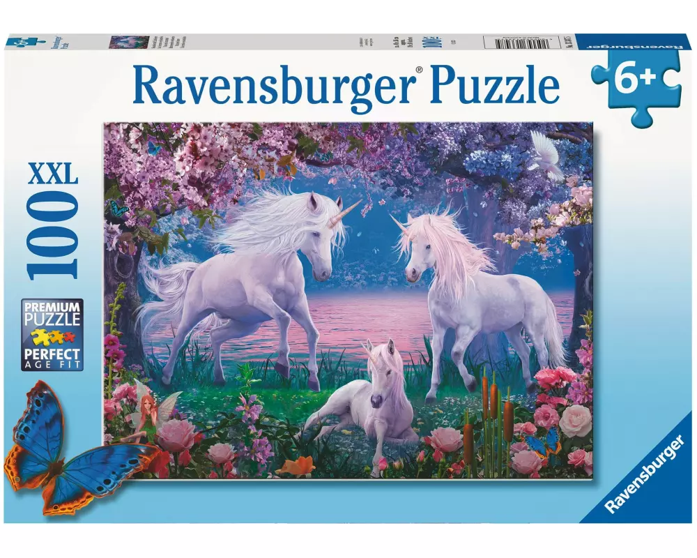Ravensburger Puzzle Bezaubernde Einhörner 100 XXL Teile