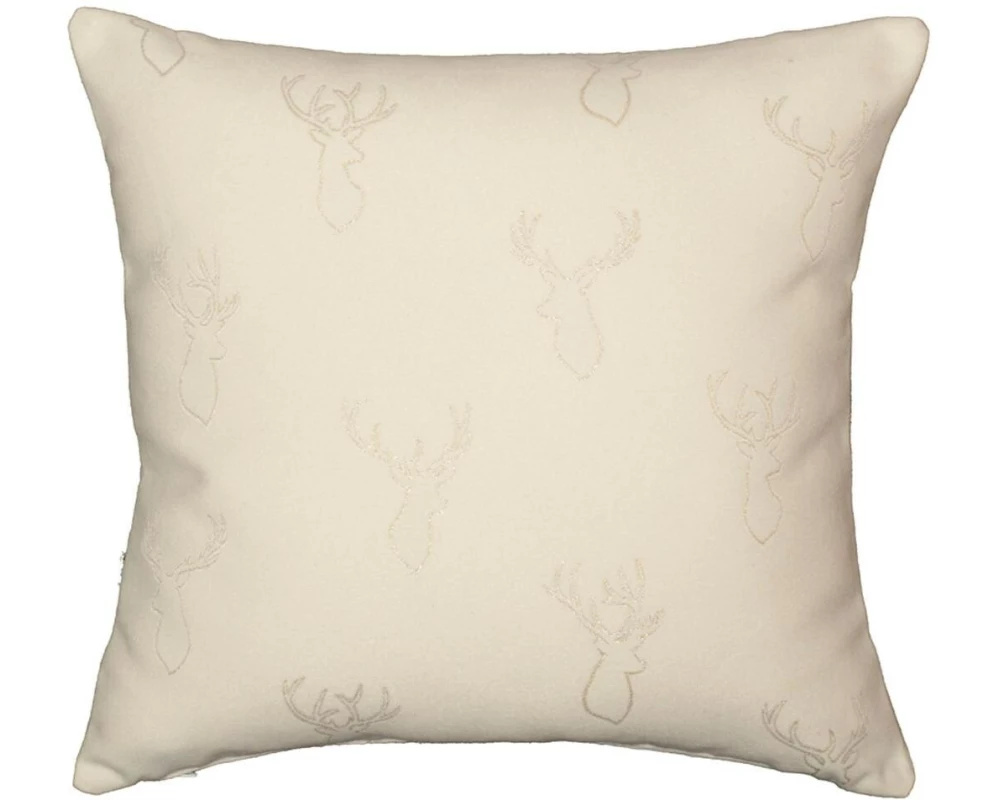 Hubatka Kissenbezug Hirschberg 43 x 43 cm, Ecru