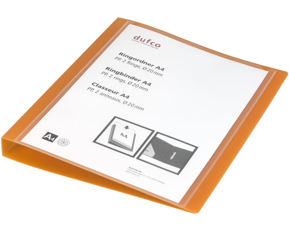 DUFCO Präsentationsordner 51500.03676 A4, 2.8cm, orange