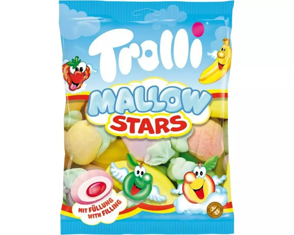 Trolli Gummibonbons Mallow Stars 150 g
