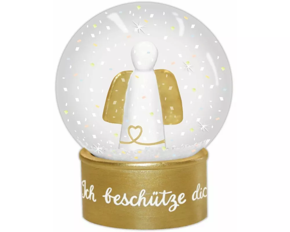 Glitzerkugel Schutzengel - Ich beschütze dich