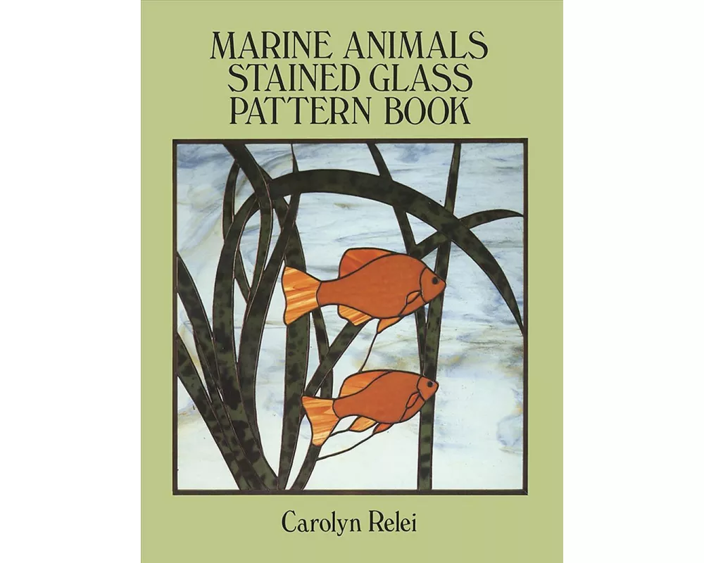 Marine Animals Stained Glass Pattern Book