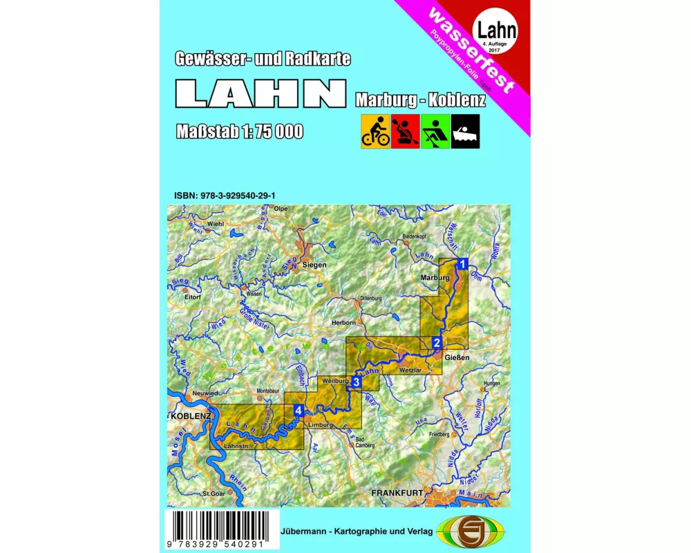 Gewässerkarte Lahn