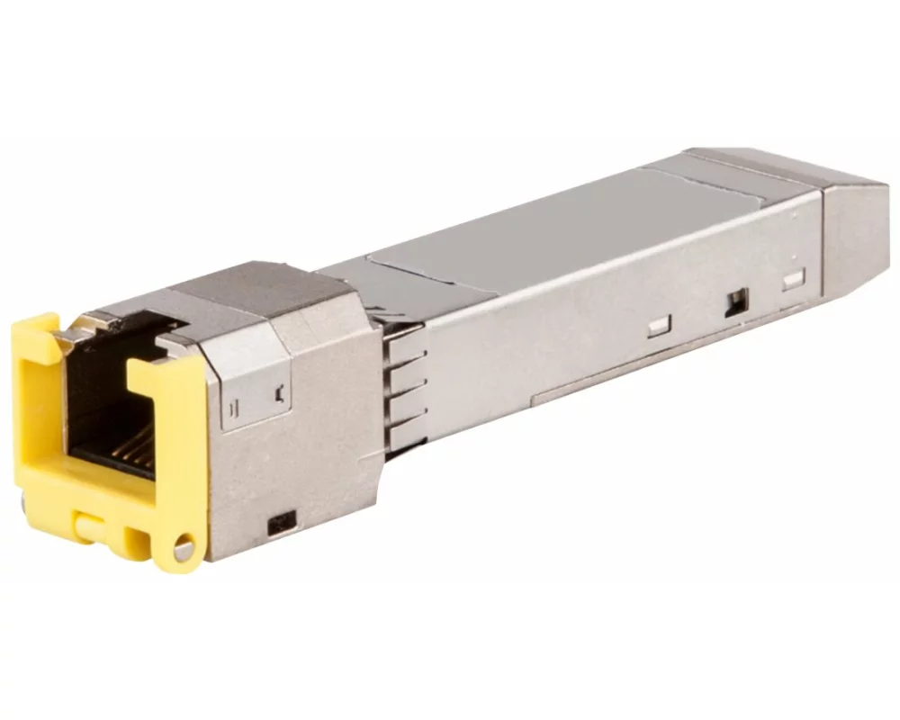 HPE Aruba Transceiver, 10GBASE-T, SFP+, RJ45, 30m, Cat6A, Revision A