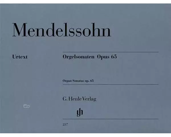 Mendelssohn Bartholdy, Felix - Orgelsonaten op. 65