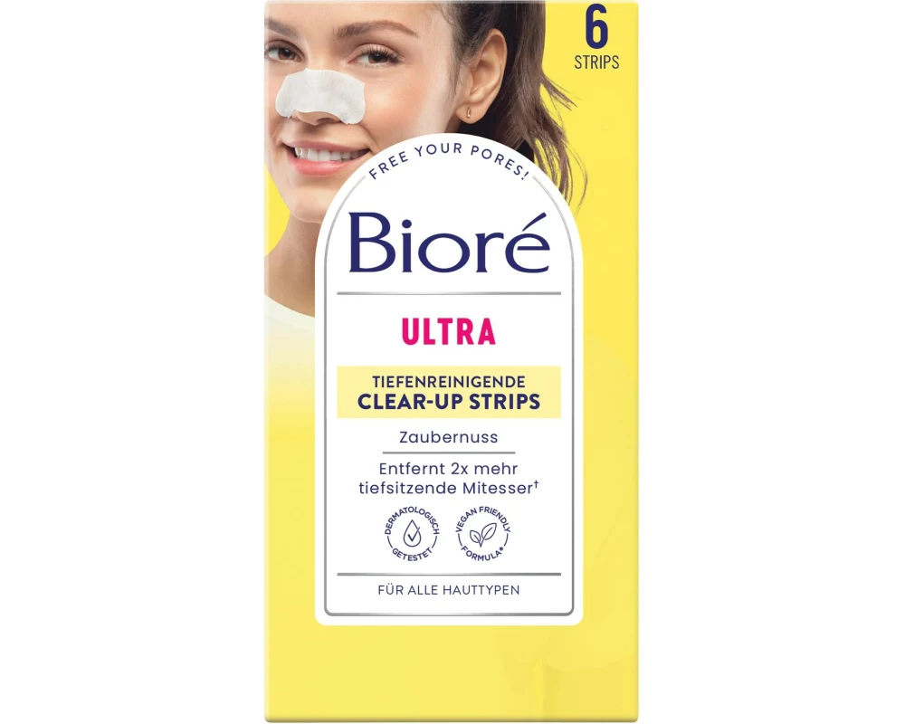 Bioré Ultra-tiefenreinigende Clear-Up Strips 12 Stück