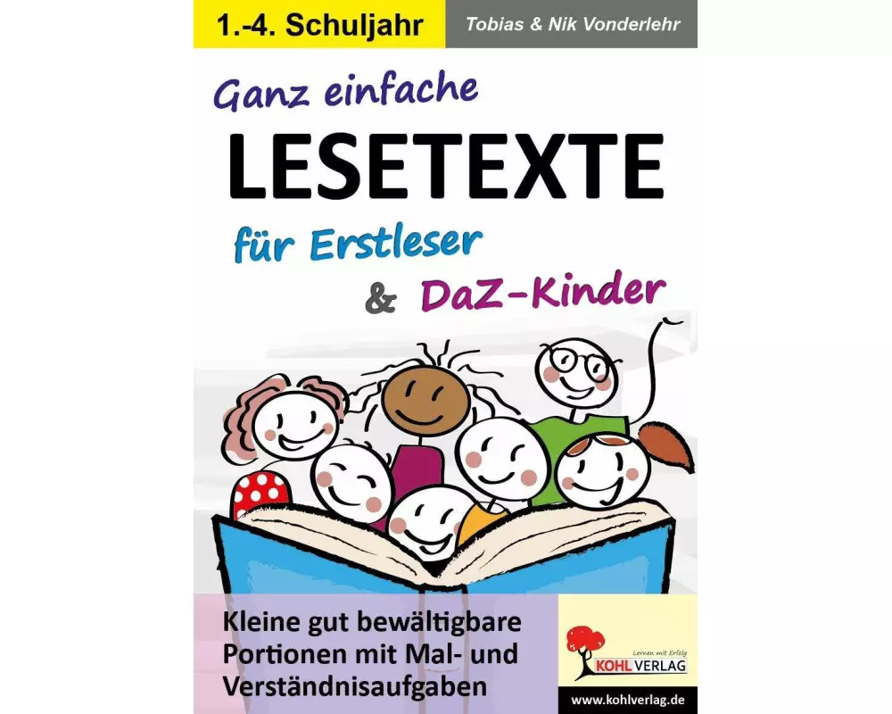 Ganz einfache Lesetexte für Erstleser und DaZ-Kinder