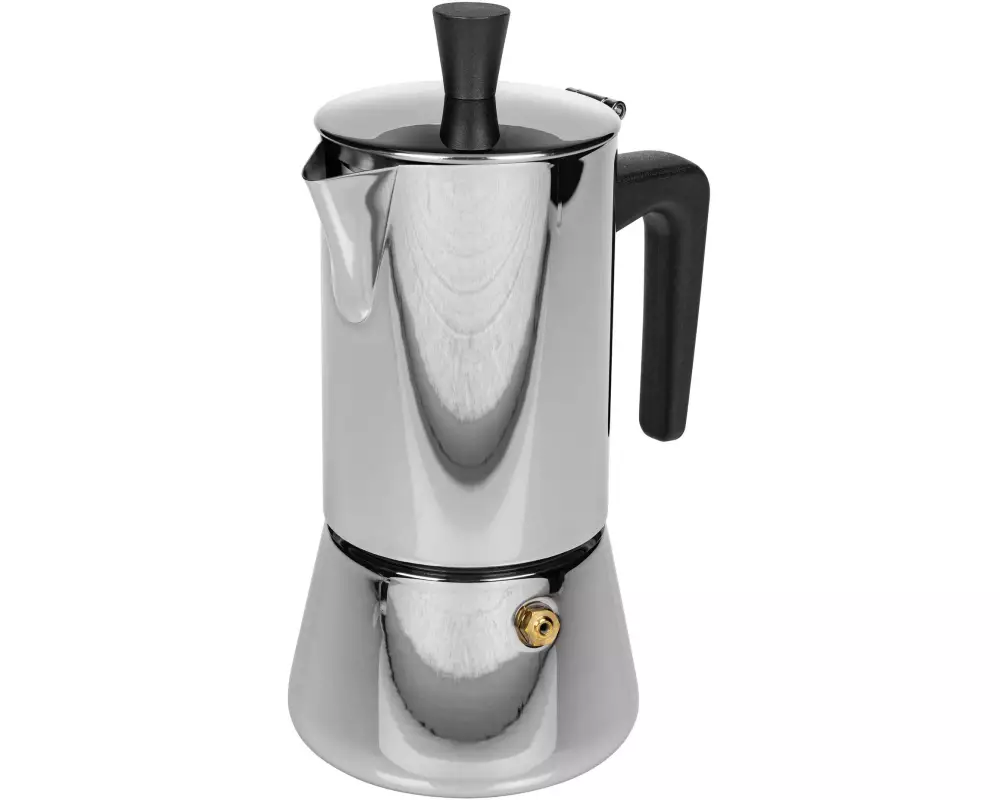 FURBER Espressokocher Chicchi 4 Tassen, Silber