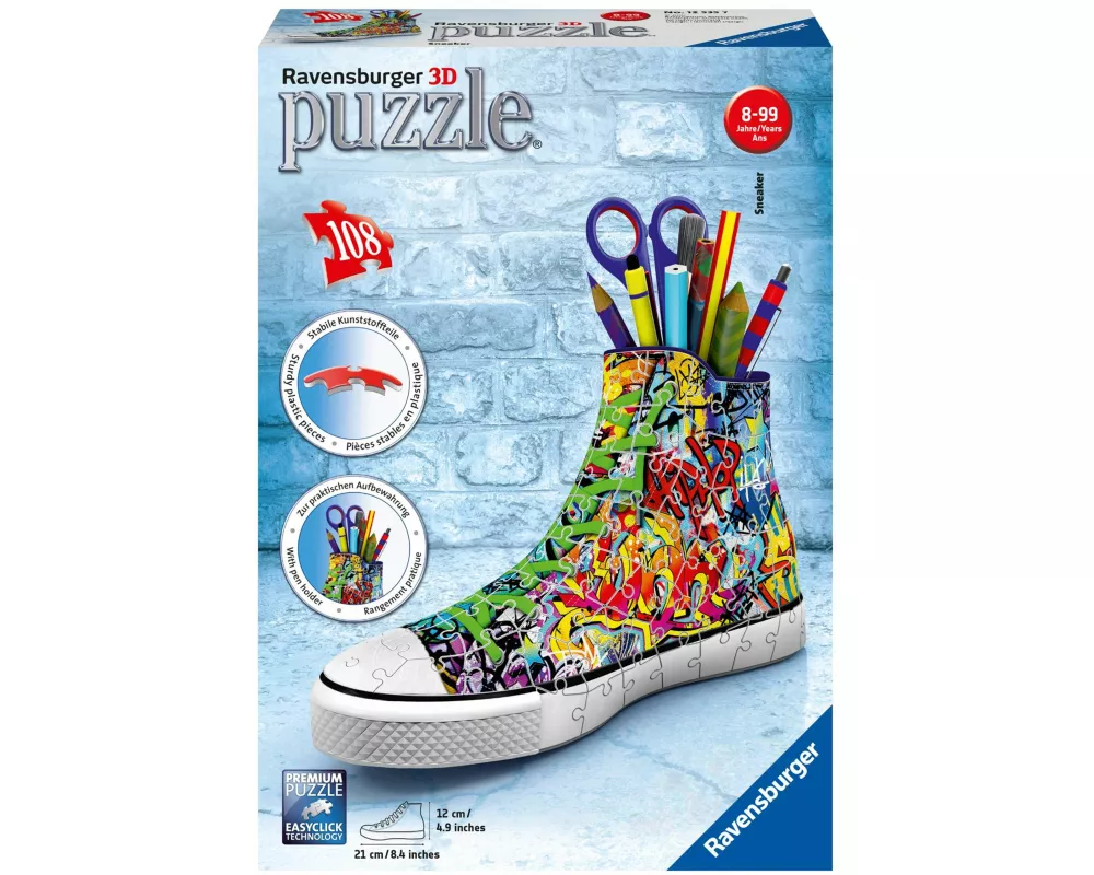 3D Puzzle Sneaker Graffiti