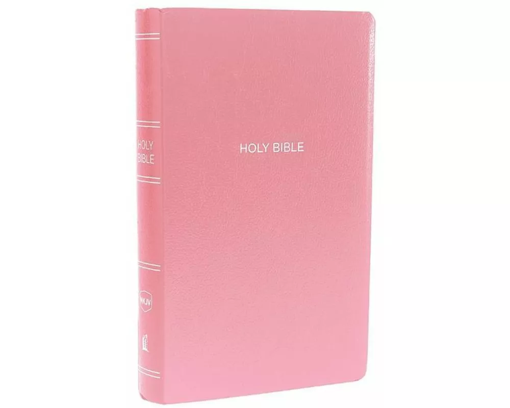 NKJV, Gift and Award Bible, Leather-Look, Pink, Red Letter, Comfort Print
