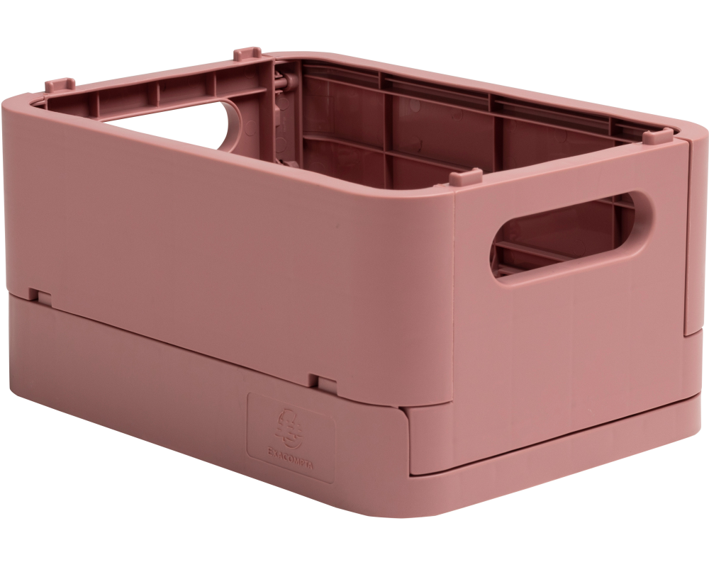 Exacompta Ablagekorb Smart Case MINI Skandi, A6+, Altrosa