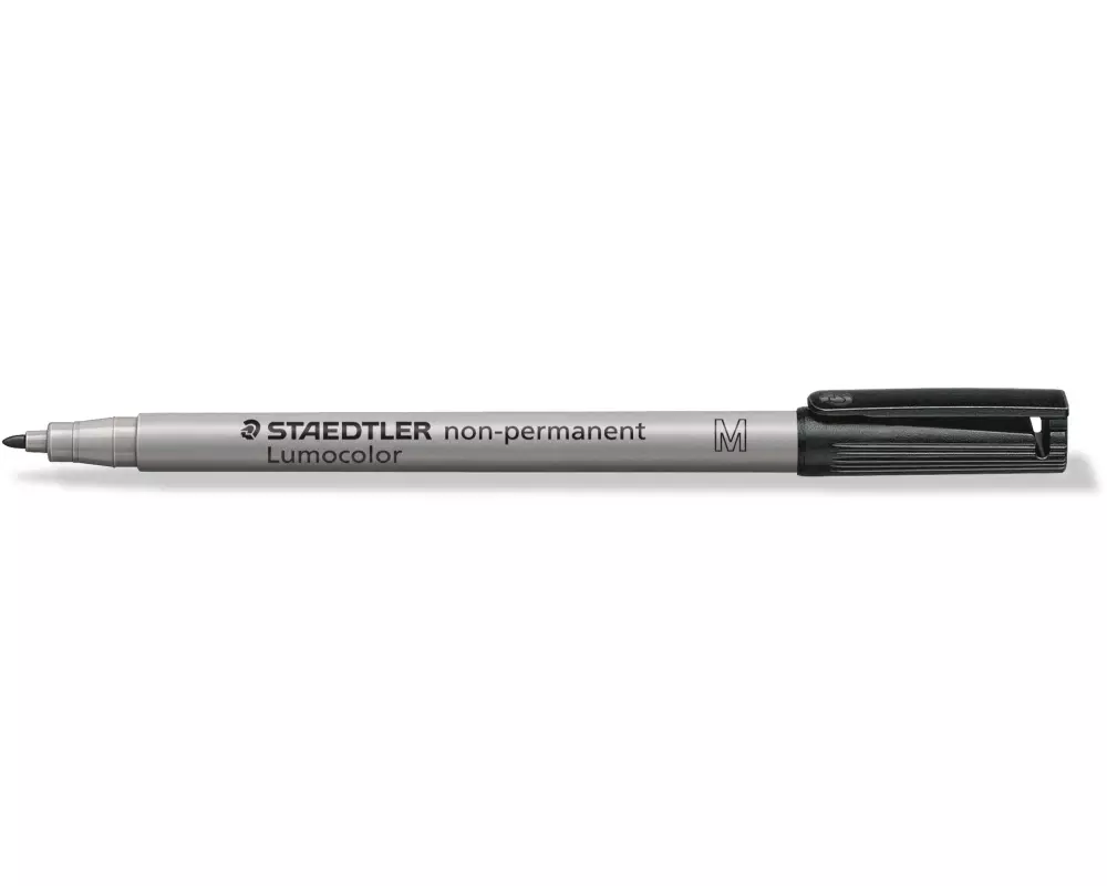 Staedtler Folienstift Lumocolor 315 M Schwarz, wasserlöslich, 10 Stück
