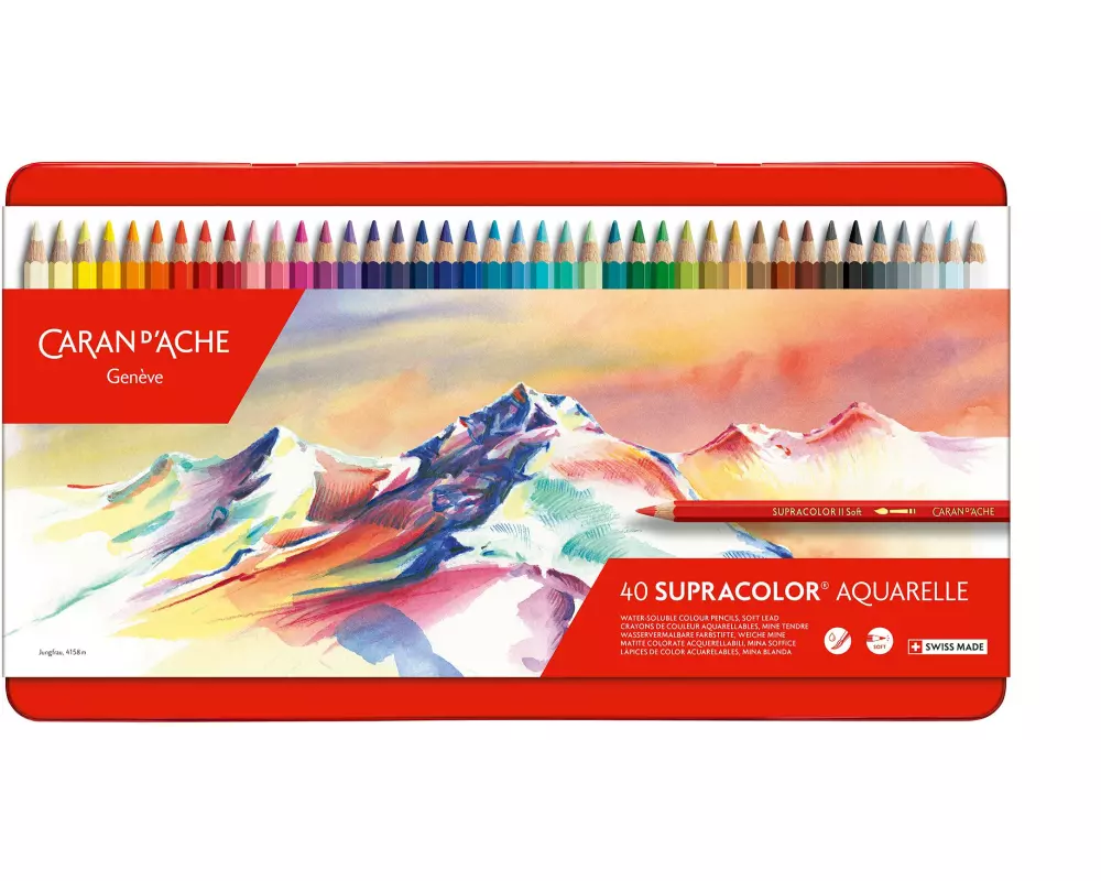 Caran d'Ache Farbstifte Supracolor 40 Stück