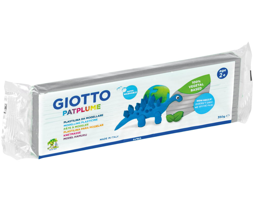 GIOTTO Knete Patplume 350g 510113 grey