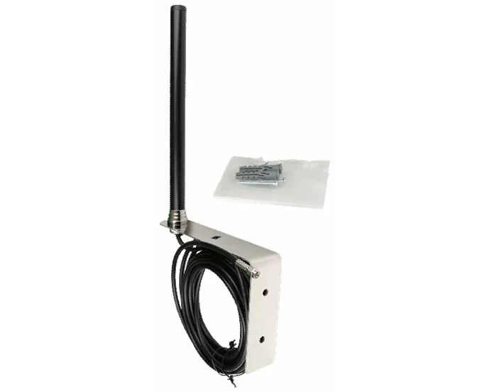 INSYS Aussenwandantenne WLAN rev. SMA IP54 mit 25m Kabel & Winkel für Wandmontage