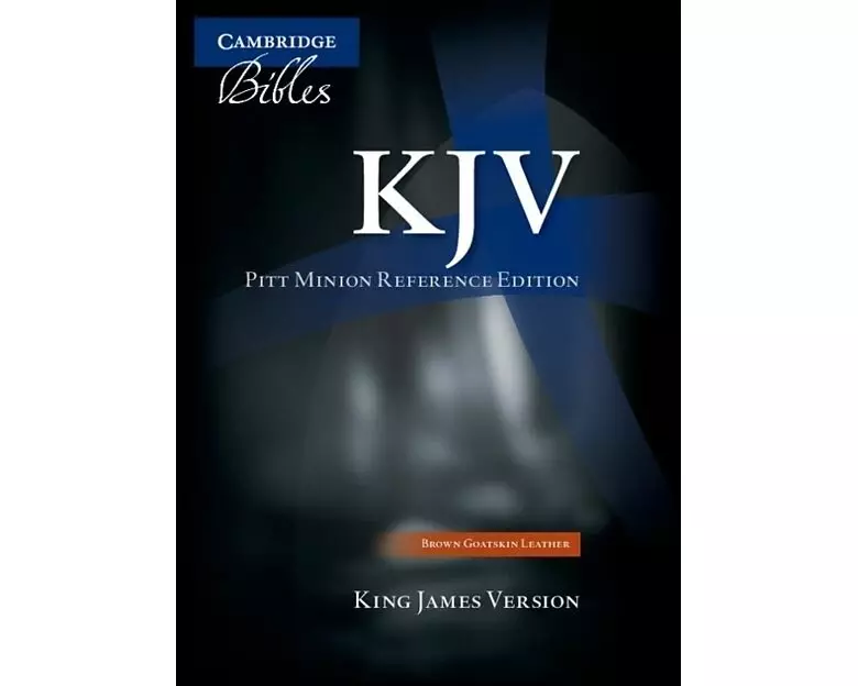 KJV Pitt Minion Reference Bible, Brown Goatskin Leather, KJ446:X