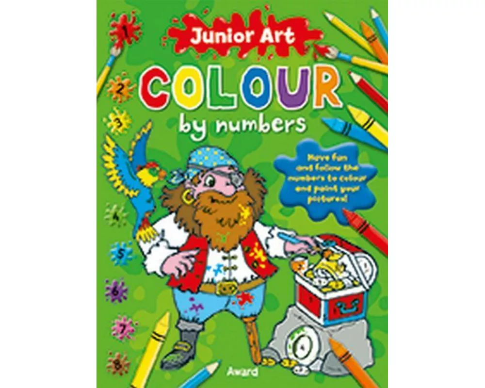 Junior Art Colour By Numbers: Lion