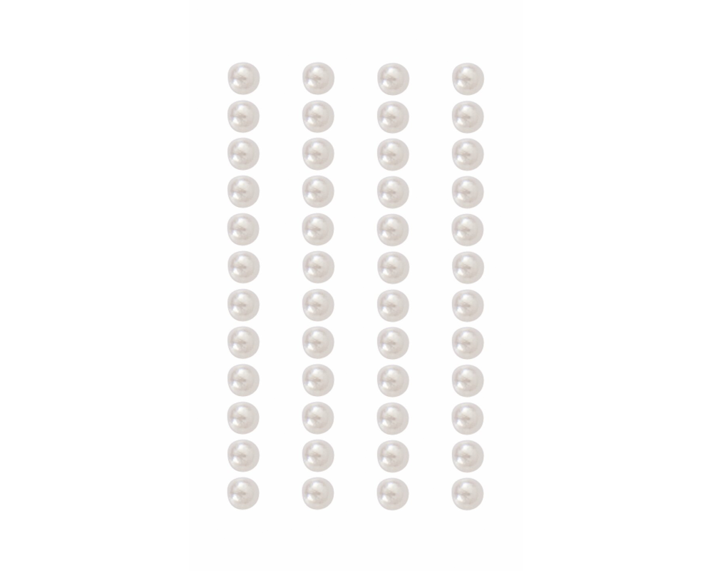 RICO DESIGN Sticker Perle 08792.75.35 weiss 7mm