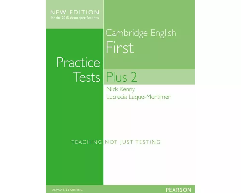 Cambridge First Volume 2 Practice Tests Plus New Edition Students' Book without Key