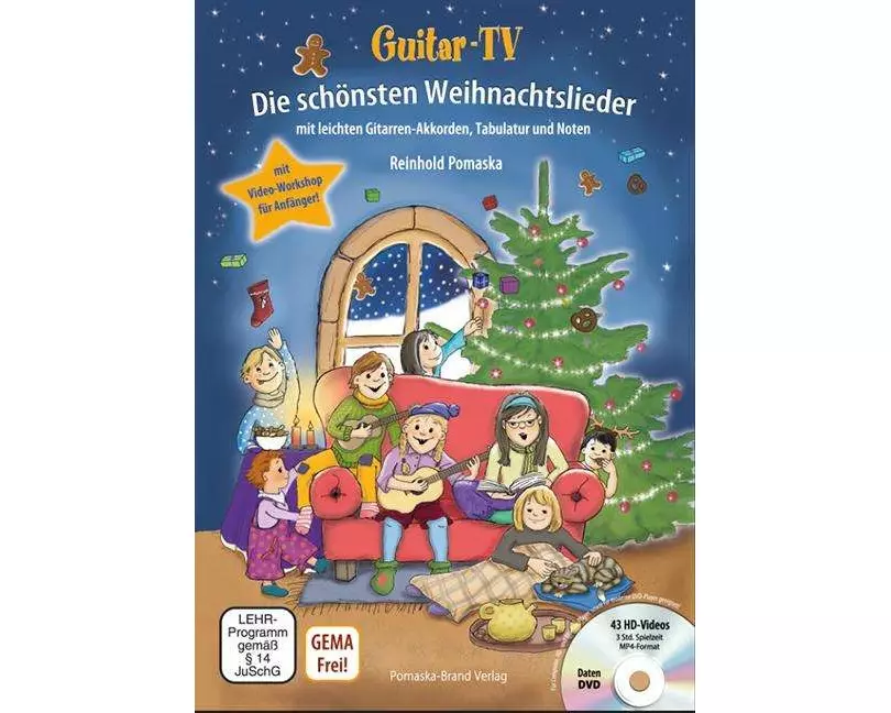 Guitar-TV: Die schönsten Weihnachtslieder (mit DVD)