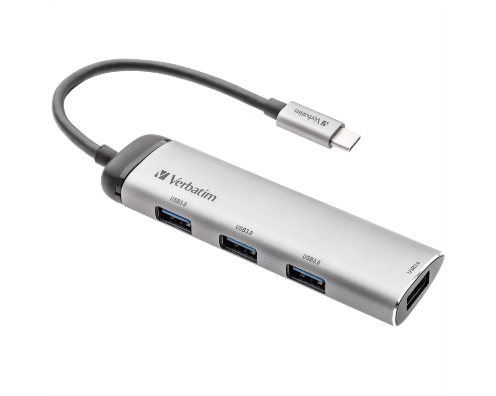Verbatim USB-C Hub, 4x USB-A