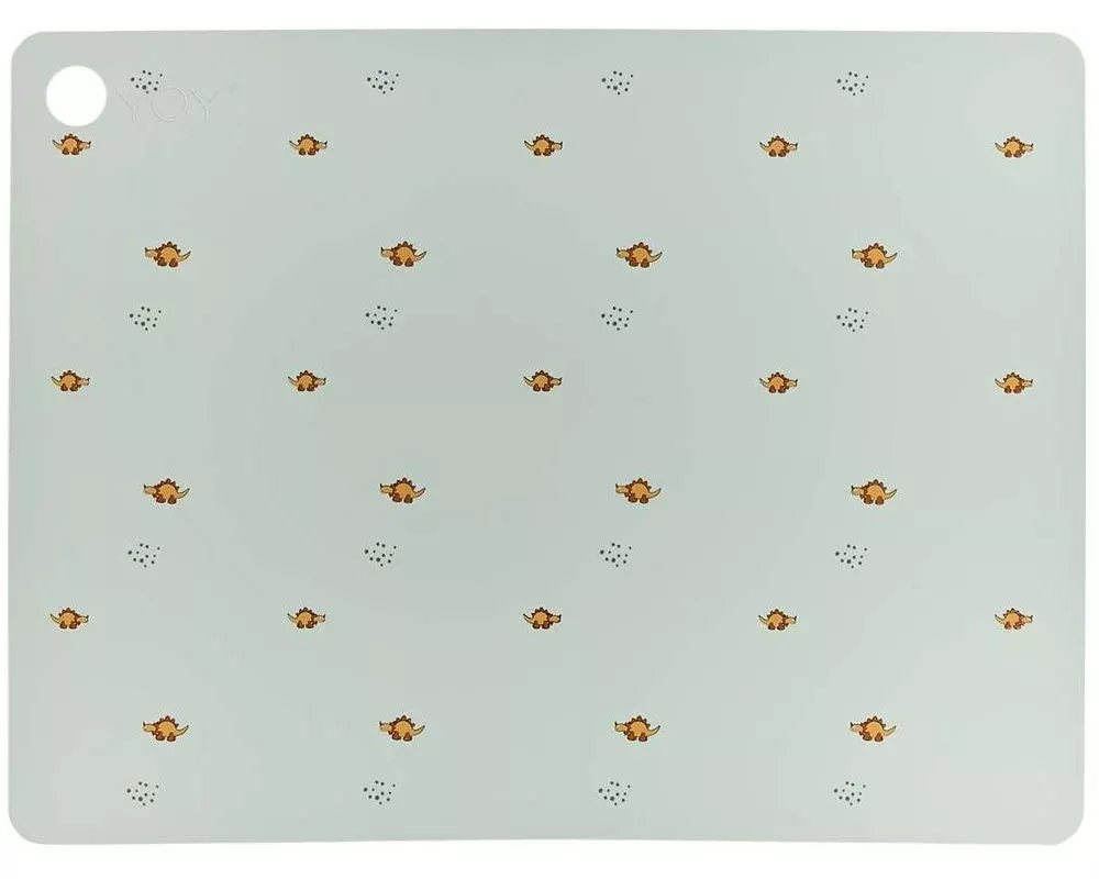 OYOY Kindertischset Dino Billy 45 x 34 x 0.2 cm