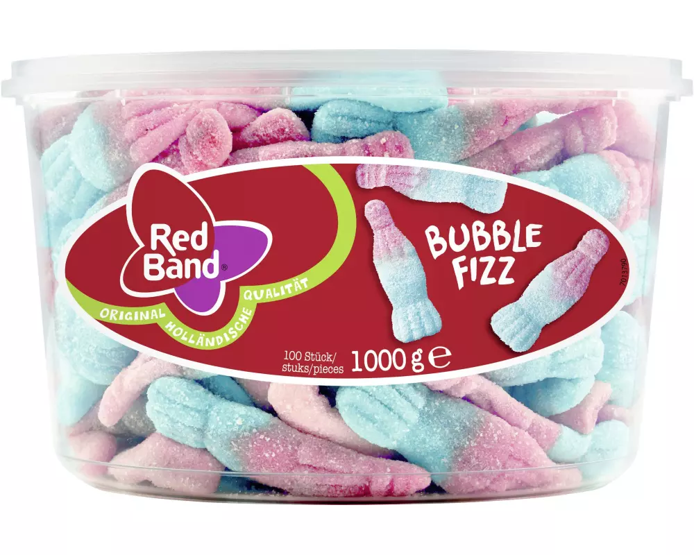 Red Band Kaubonbon Bubble Fizz 1000 g