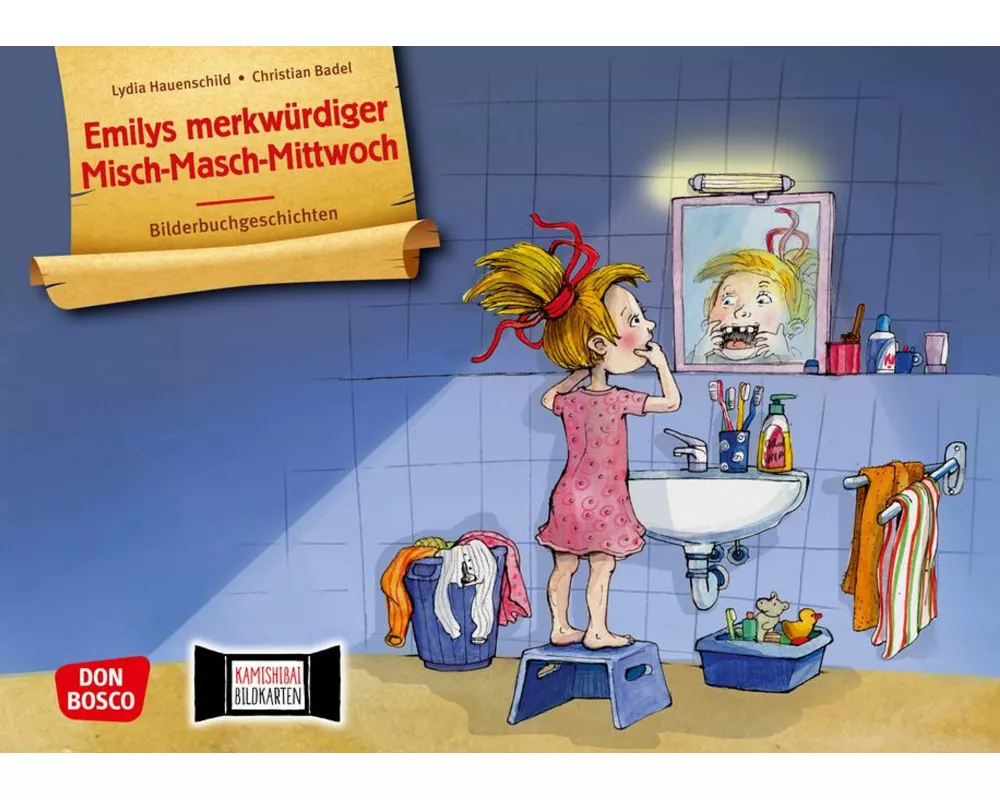 Emilys merkwürdiger Misch-Masch-Mittwoch. Kamishibai Bildkartenset
