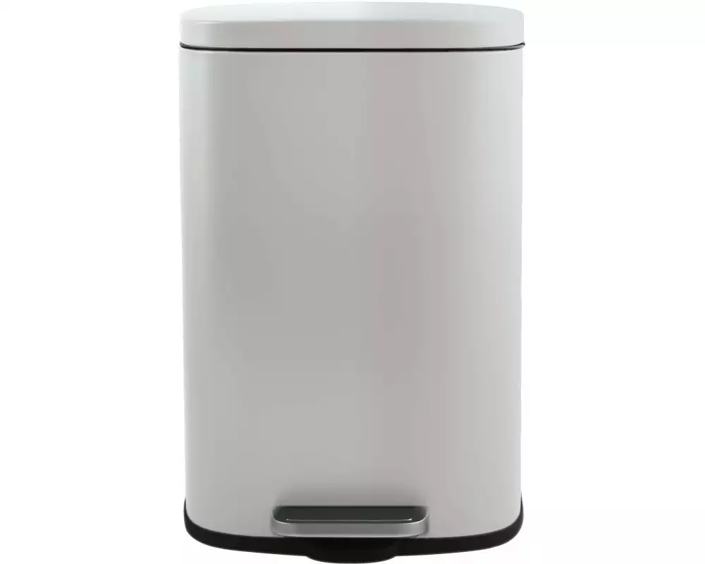 spirella Treteimer Poubelle Akira Matt 30 l, Weiss