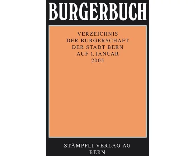 Burgerbuch 2005