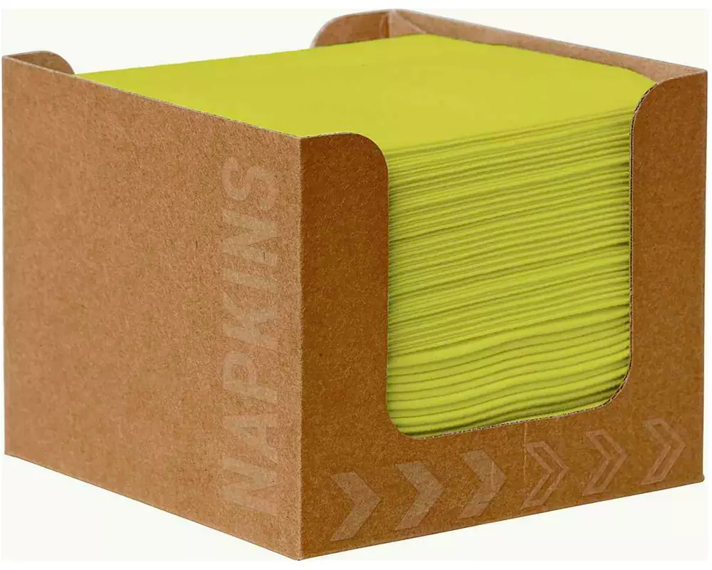 Duni Cocktailservietten Fingerfood 20 cm x 20 cm, 50 Stück,Grün