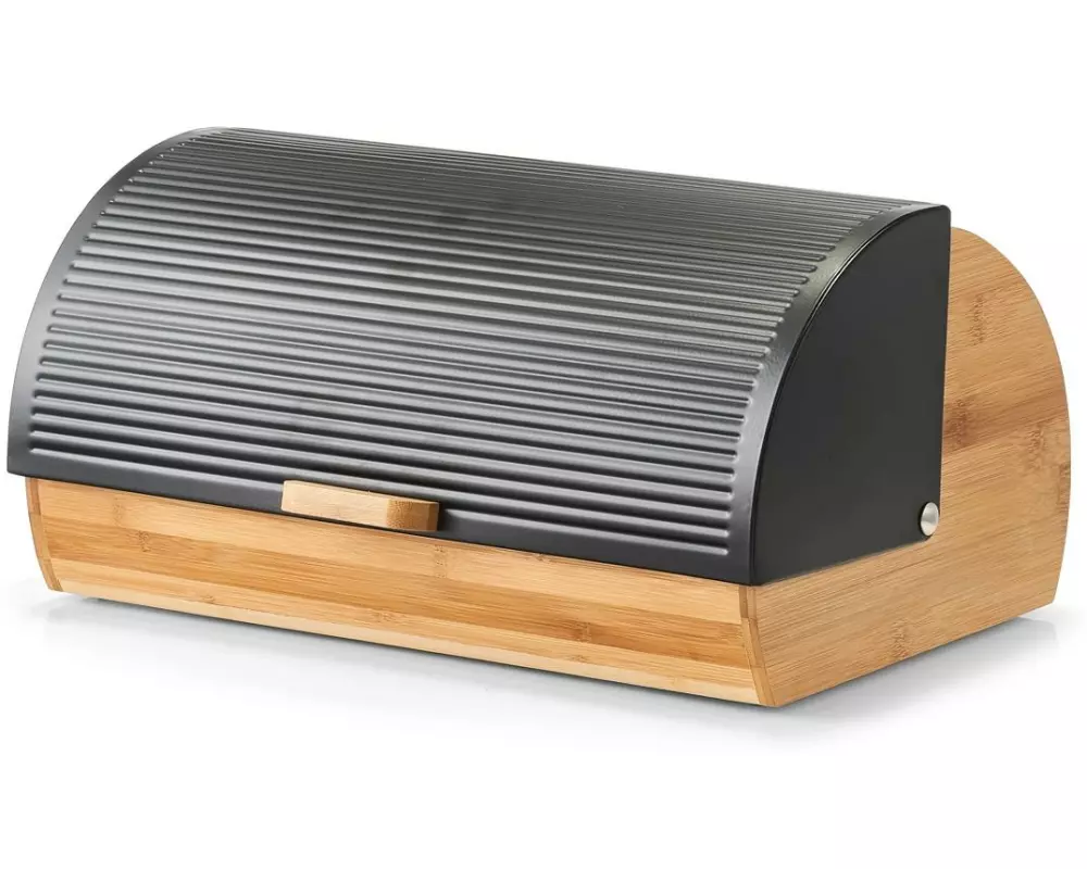 Zeller Present Brotkasten 39 x 27 x 19 cm, Schwarz