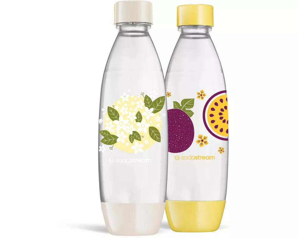 Sodastream Flasche Fuse Holunderblüte & Maracuja 1 l, 2 Stück