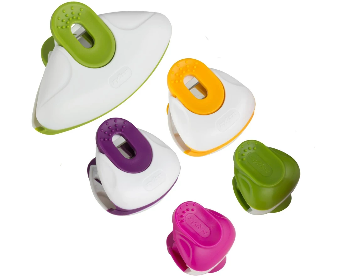 Zyliss Verschlussclip 5 Stück, Mehrfarbig