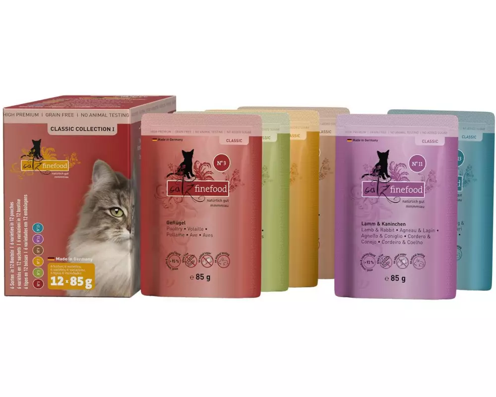 catz finefood Nassfutter Classic Collection I, 12 x 85 g
