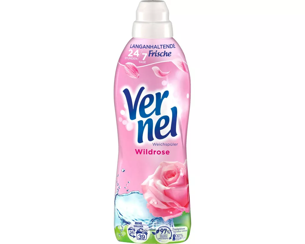 Vernel Weichspüler Wildrose 858 ml
