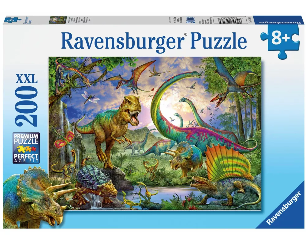 Kinderpuzzle 200 XXL Teile - Im Reich der Giganten