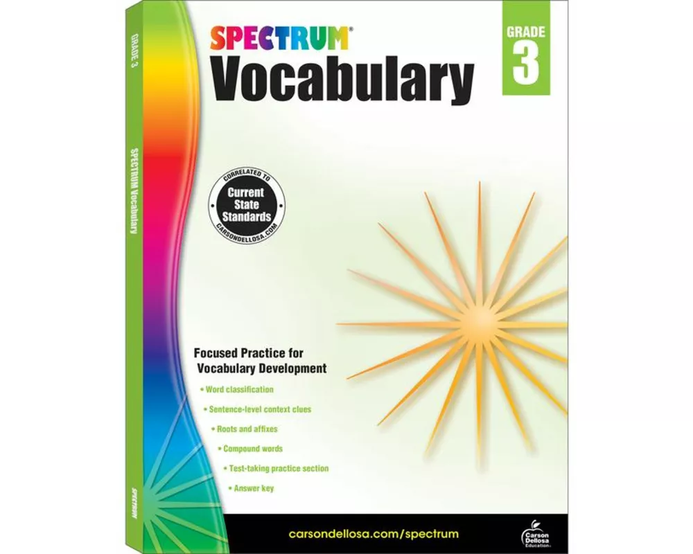 Spectrum Vocabulary, Grade 3