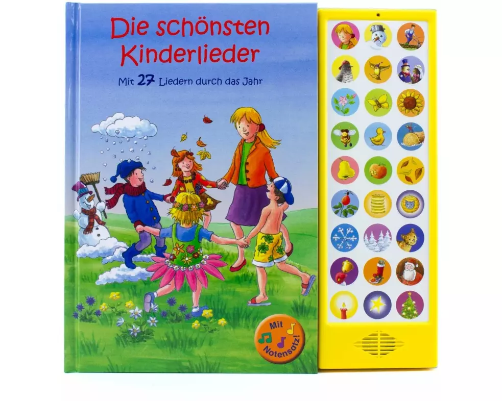 27-Button-Soundbuch, Die Schönsten Kinderlieder, Mit 27 Liedern durch das Jahr