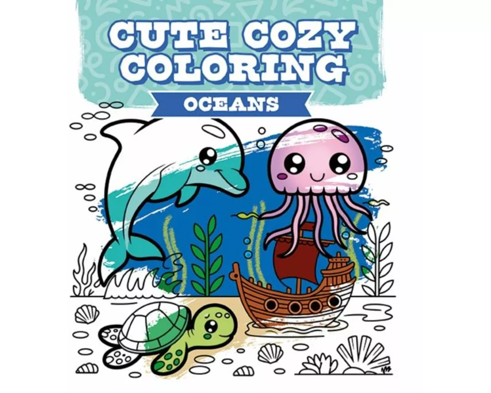 Cute Cozy Coloring: Oceans