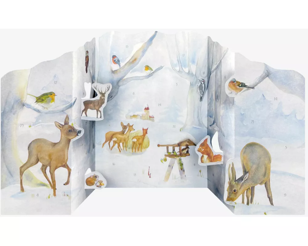 Adventskalender 'Tiere im Winterwald'