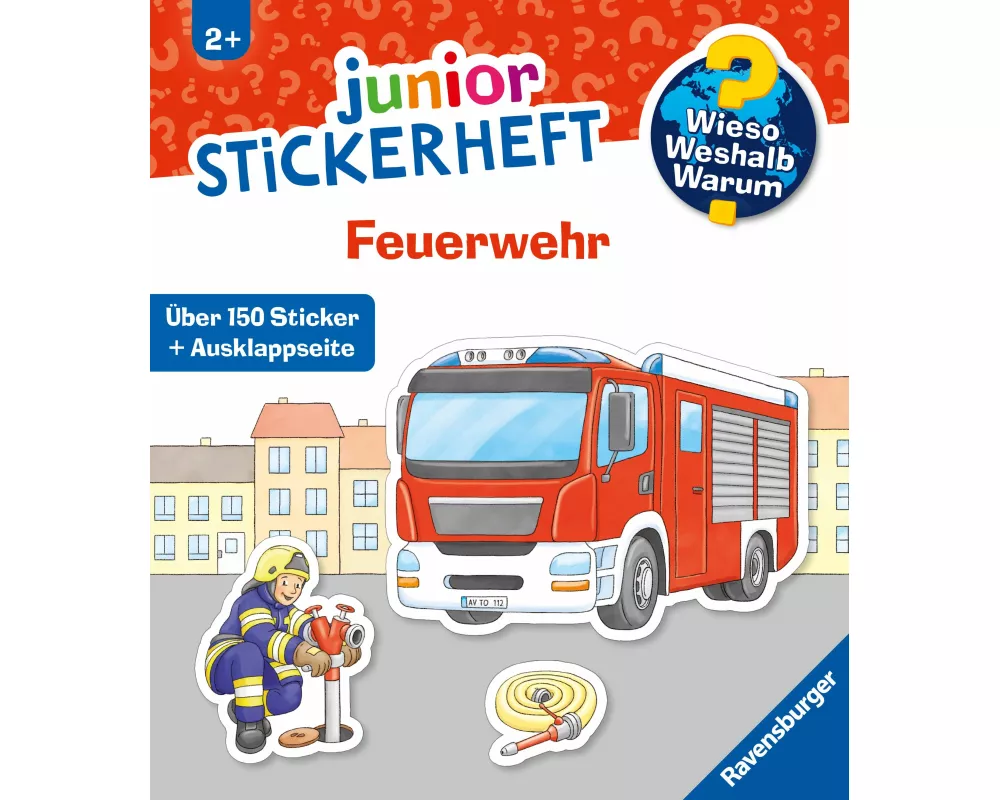 Wieso? Weshalb? Warum? junior Stickerheft - Feuerwehr