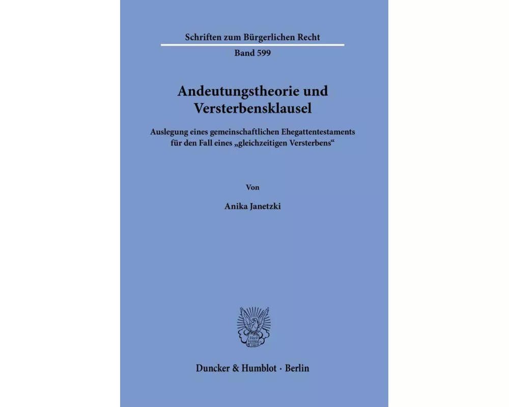 Andeutungstheorie und Versterbensklausel