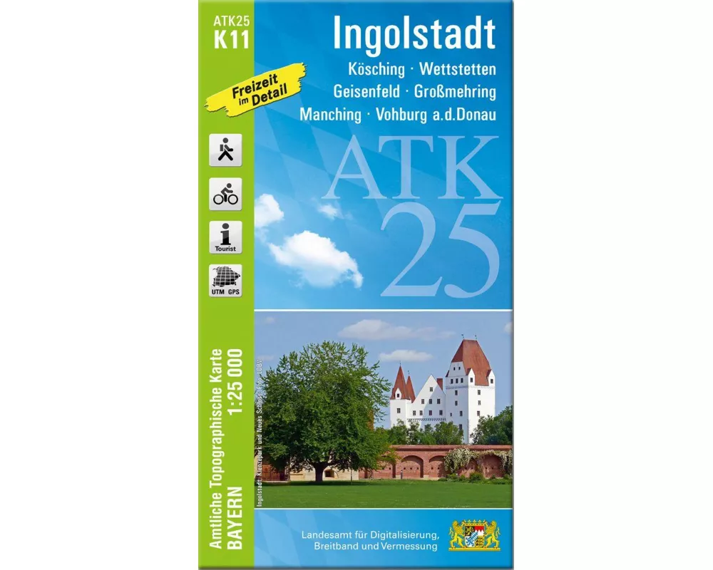 ATK25-K11 Ingolstadt (Amtliche Topographische Karte 1:25000)