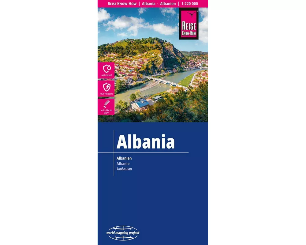 Reise Know-How Landkarte Albanien / Albania (1:220.000)