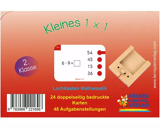Lochkasten. Kleines 1x1, 7-9